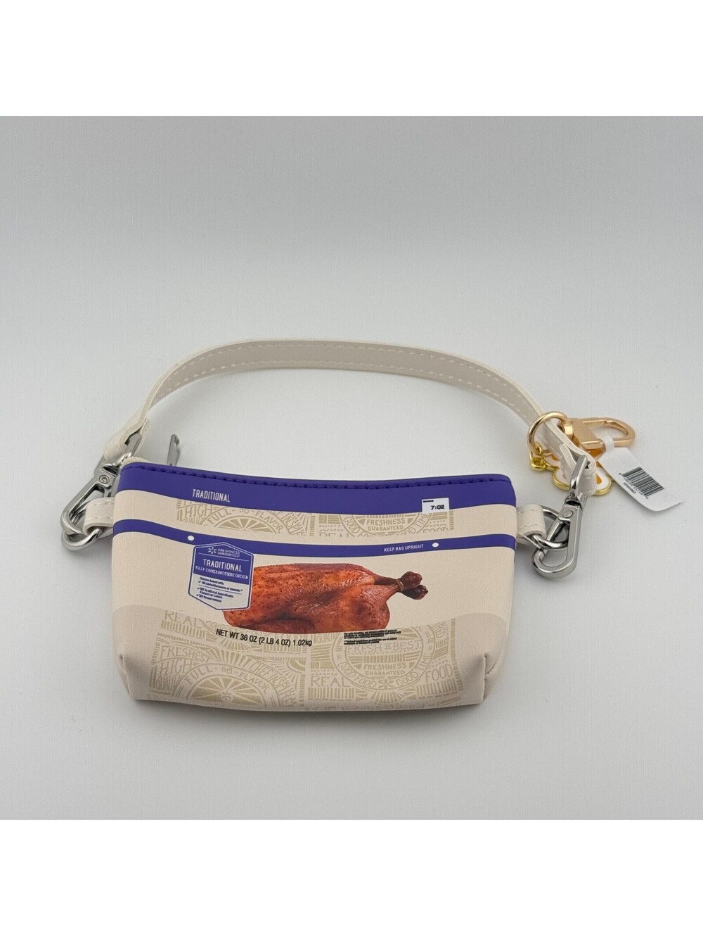 Walmart Traditional Rotisserie Chicken Purse Replica Bag Charm NEW